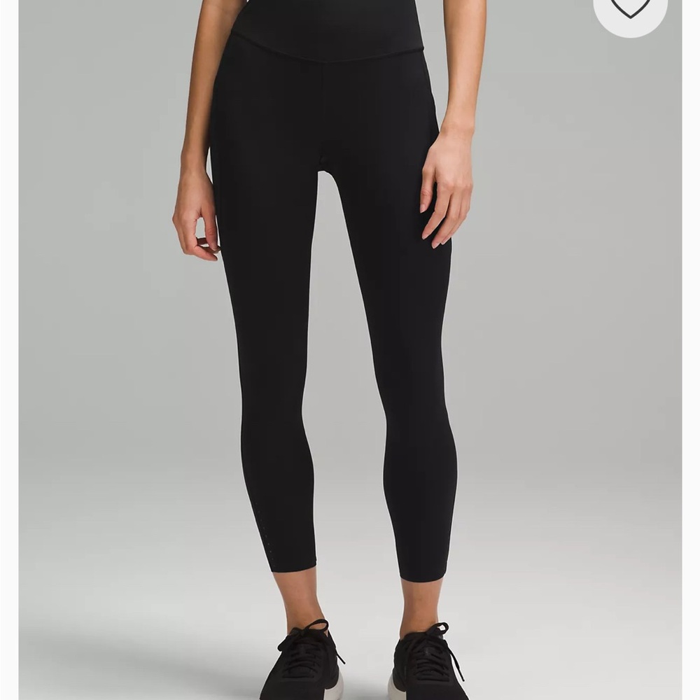 Lululemon align black leggings. Full length. Size 8